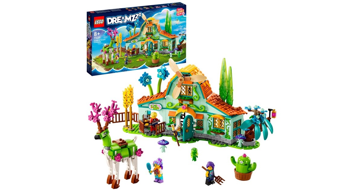 LEGO 71459 DREAMZzz Stall der Traumwesen, Konstruktionsspielzeug