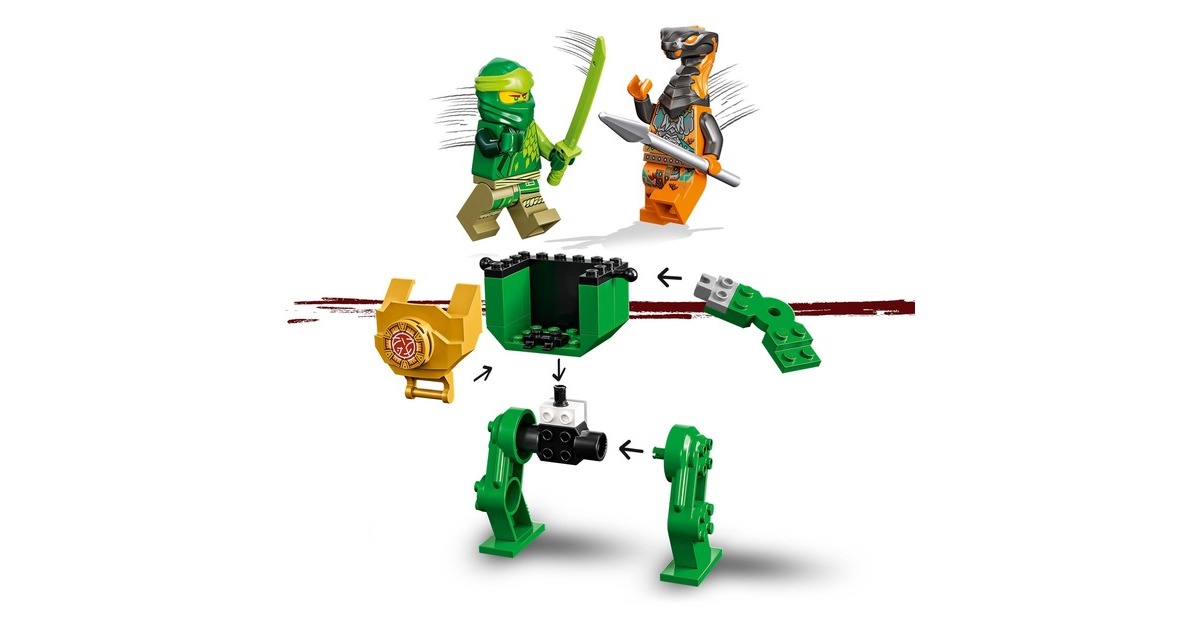LEGO 71757 NINJAGO Lloyds Ninja-Mech, Konstruktionsspielzeug
