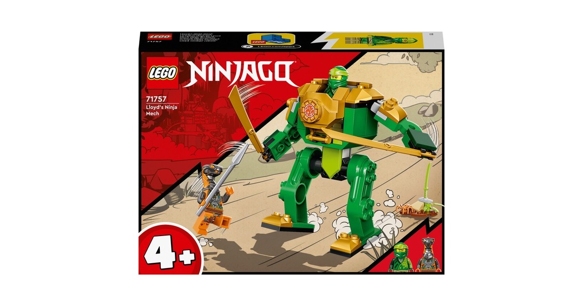 LEGO 71757 NINJAGO Lloyds Ninja-Mech, Konstruktionsspielzeug