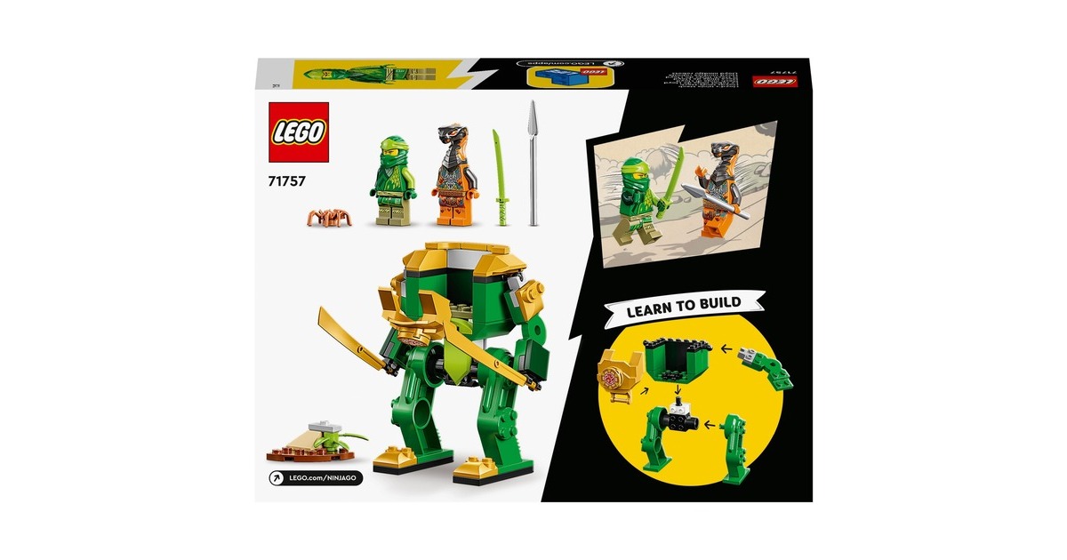 LEGO 71757 NINJAGO Lloyds Ninja-Mech, Konstruktionsspielzeug