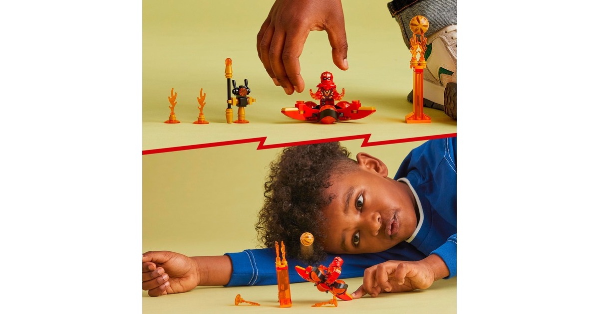 LEGO 71777 Ninjago Kais Drachenpower-Spinjitzu-Flip, Konstruktionsspielzeug