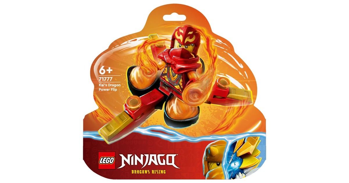 LEGO 71777 Ninjago Kais Drachenpower-Spinjitzu-Flip, Konstruktionsspielzeug