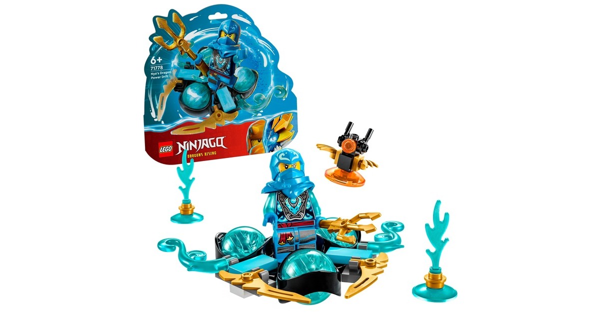 LEGO 71778 Ninjago Nyas Drachenpower-Spinjitzu-Drift, Konstruktionsspielzeug