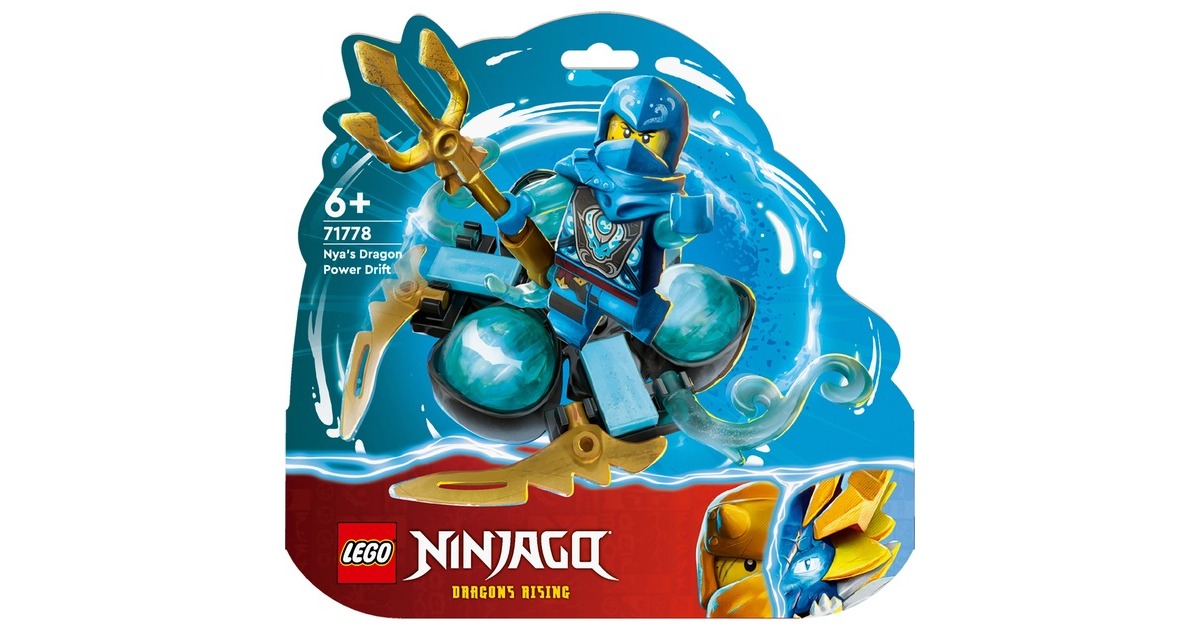 LEGO 71778 Ninjago Nyas Drachenpower-Spinjitzu-Drift, Konstruktionsspielzeug
