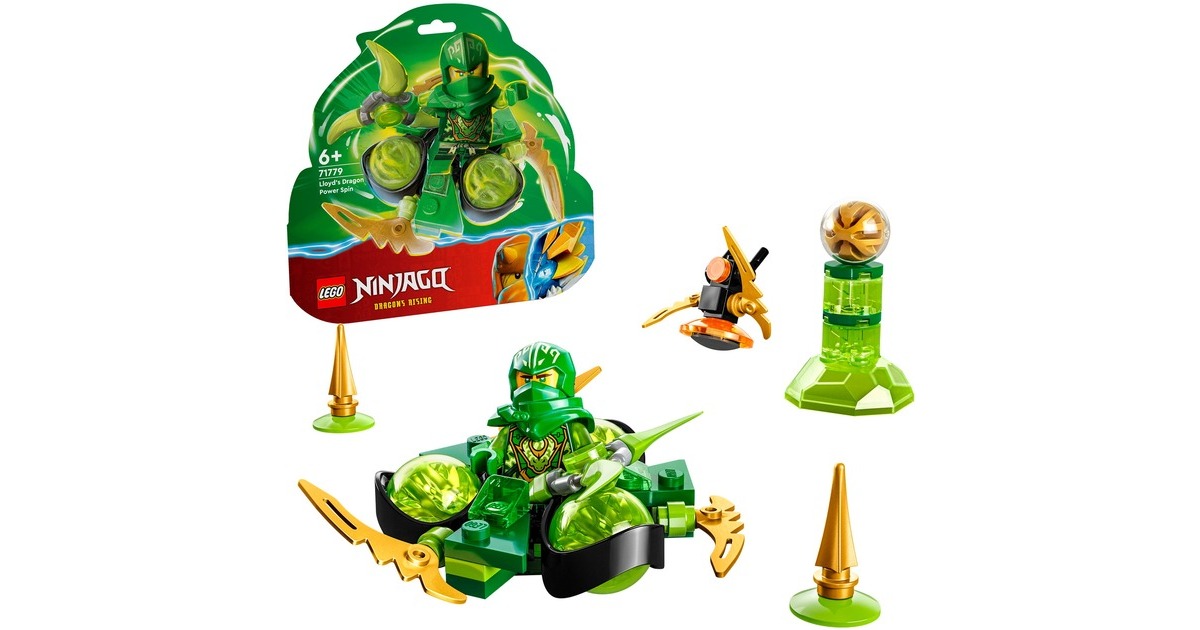 LEGO 71779 Ninjago Lloyds Drachenpower-Spinjitzu-Spin, Konstruktionsspielzeug
