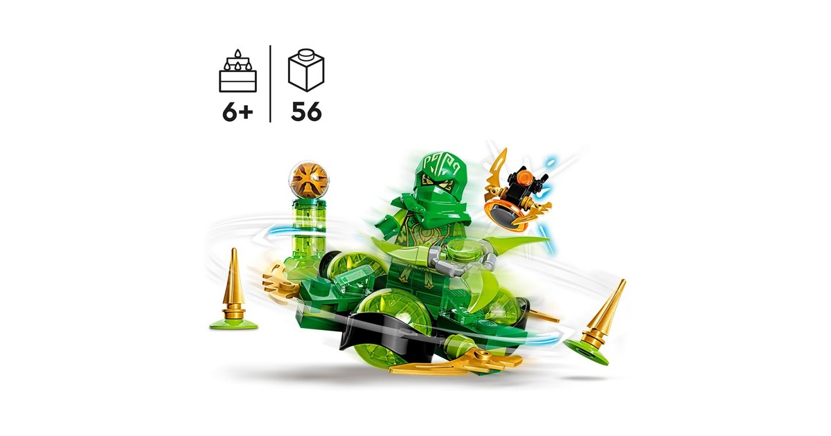 LEGO 71779 Ninjago Lloyds Drachenpower-Spinjitzu-Spin, Konstruktionsspielzeug