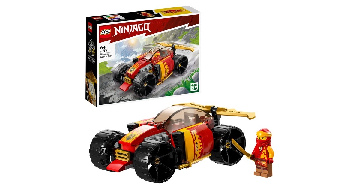 LEGO 71780 Ninjago Kais Ninja-Rennwagen EVO, Konstruktionsspielzeug