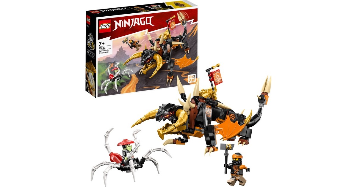 LEGO 71782 Ninjago Coles Erddrache EVO, Konstruktionsspielzeug