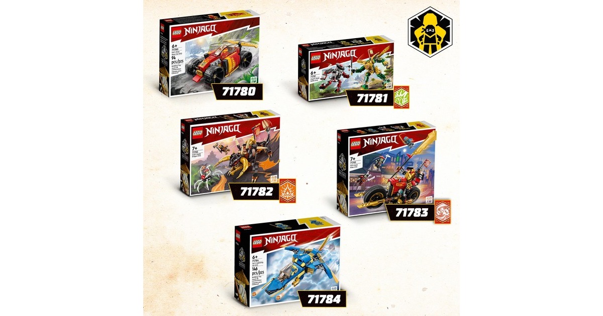 LEGO 71783 Ninjago Kais Mech-Bike EVO, Konstruktionsspielzeug