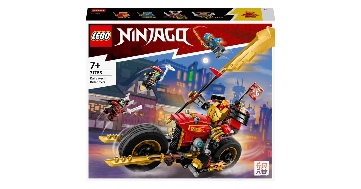 LEGO 71783 Ninjago Kais Mech-Bike EVO, Konstruktionsspielzeug