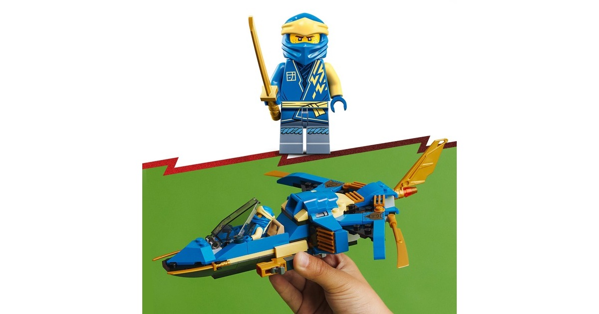 LEGO 71784 Ninjago Jays Donner-Jet EVO, Konstruktionsspielzeug