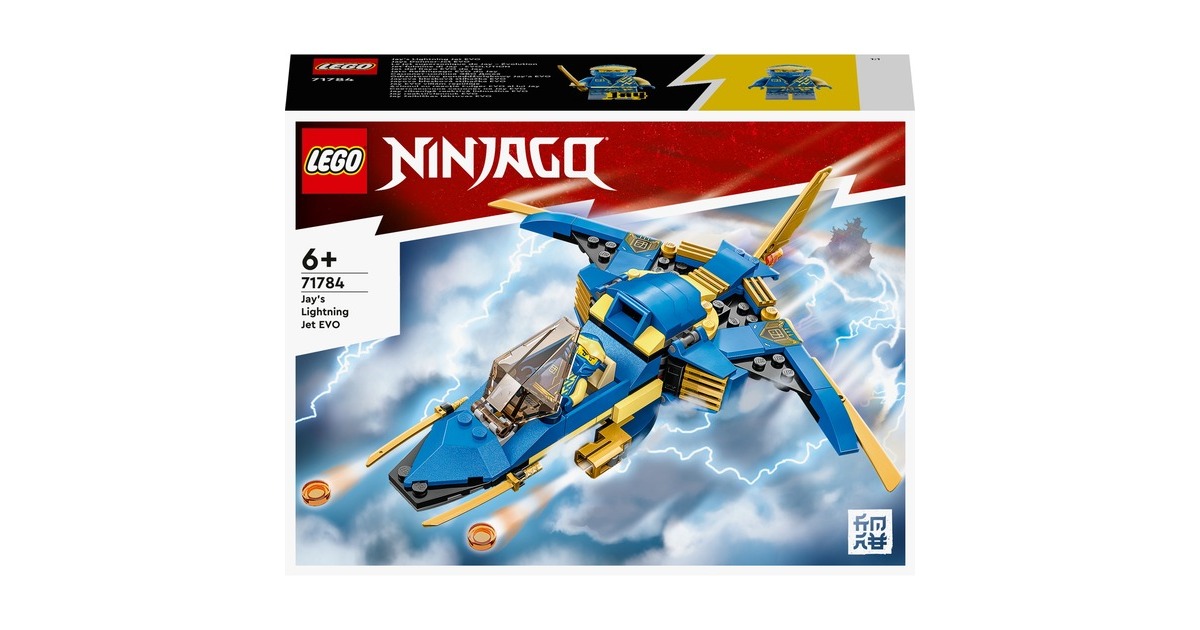 LEGO 71784 Ninjago Jays Donner-Jet EVO, Konstruktionsspielzeug