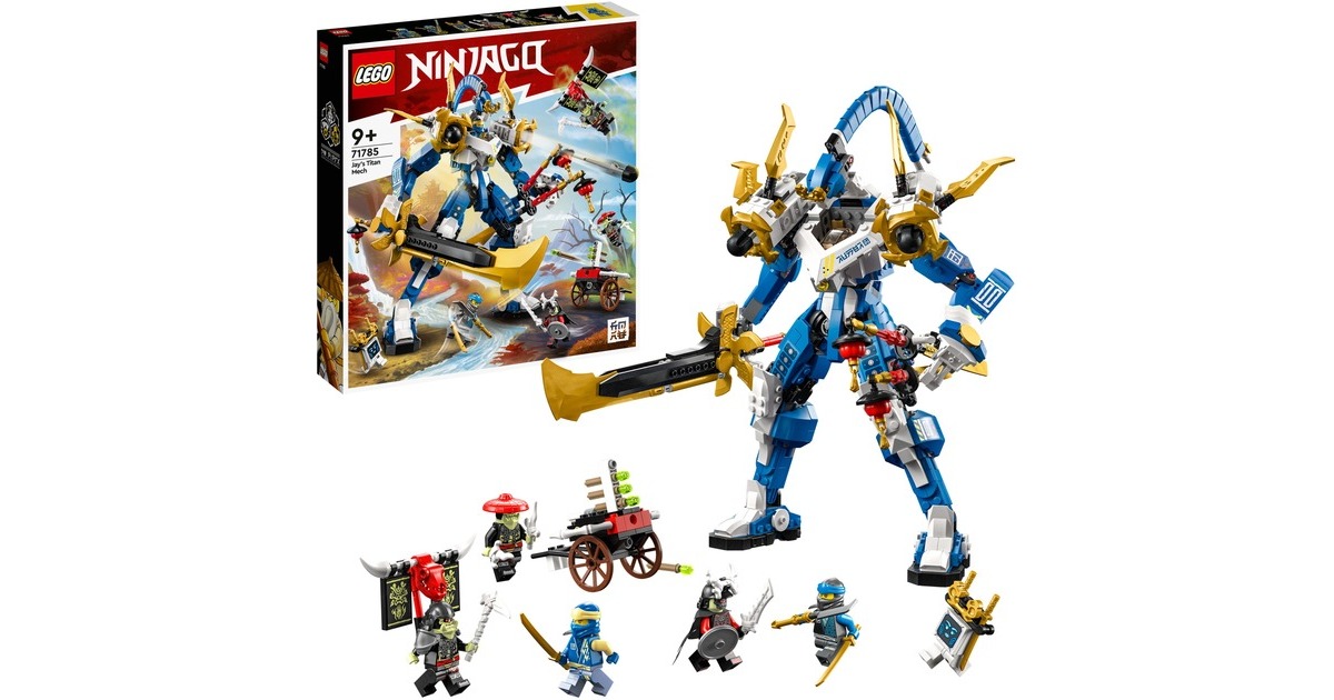 LEGO 71785 Ninjago Jays Titan-Mech, Konstruktionsspielzeug