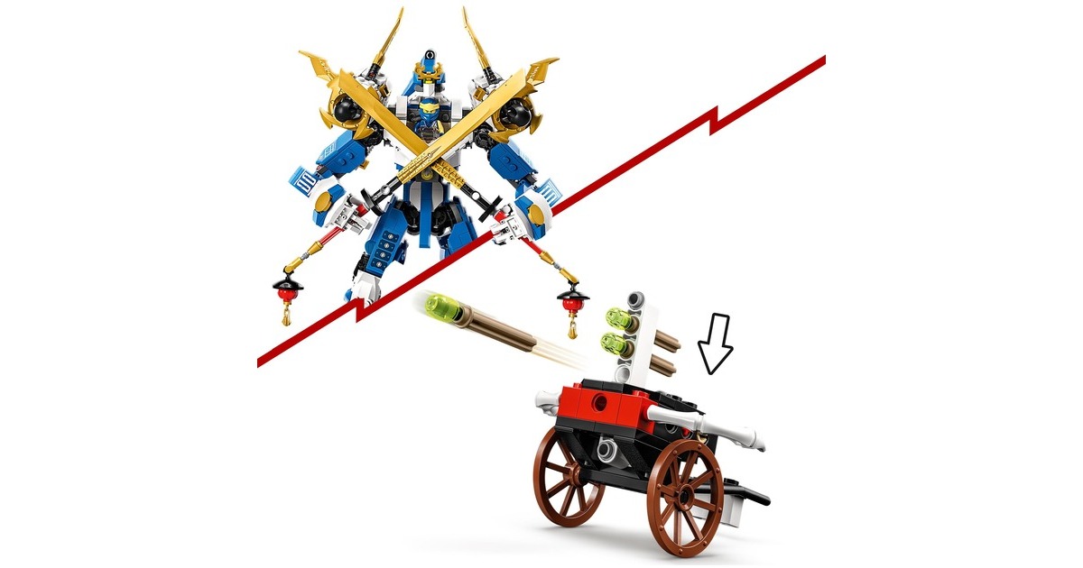 LEGO 71785 Ninjago Jays Titan-Mech, Konstruktionsspielzeug