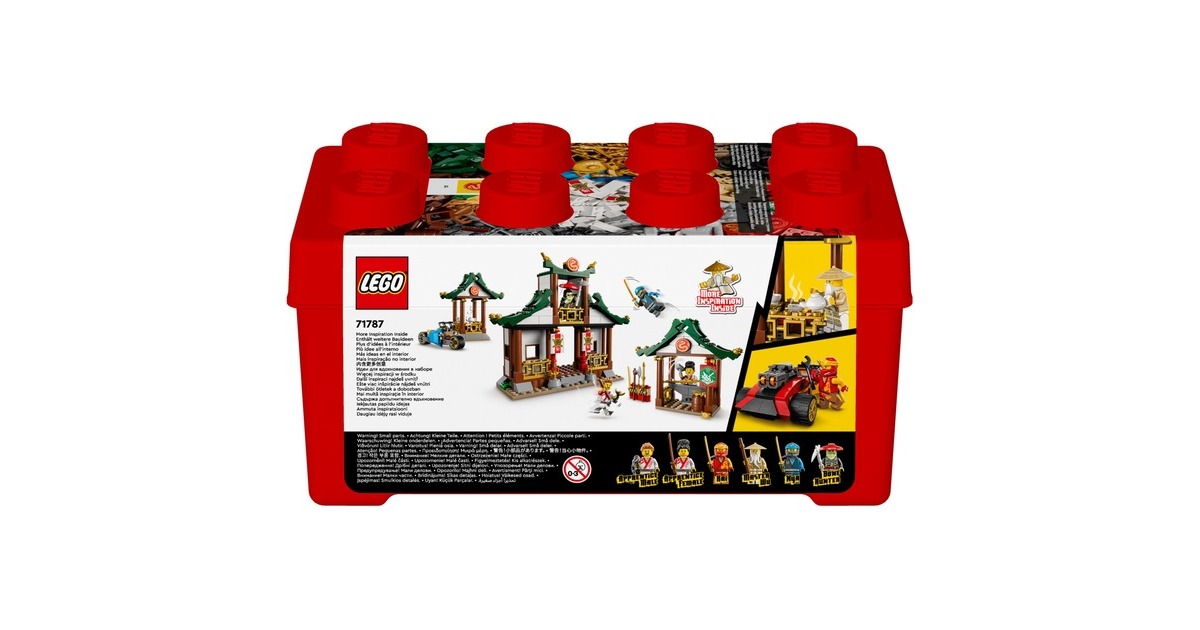 LEGO 71787 Ninjago Kreative Ninja Steinebox, Konstruktionsspielzeug