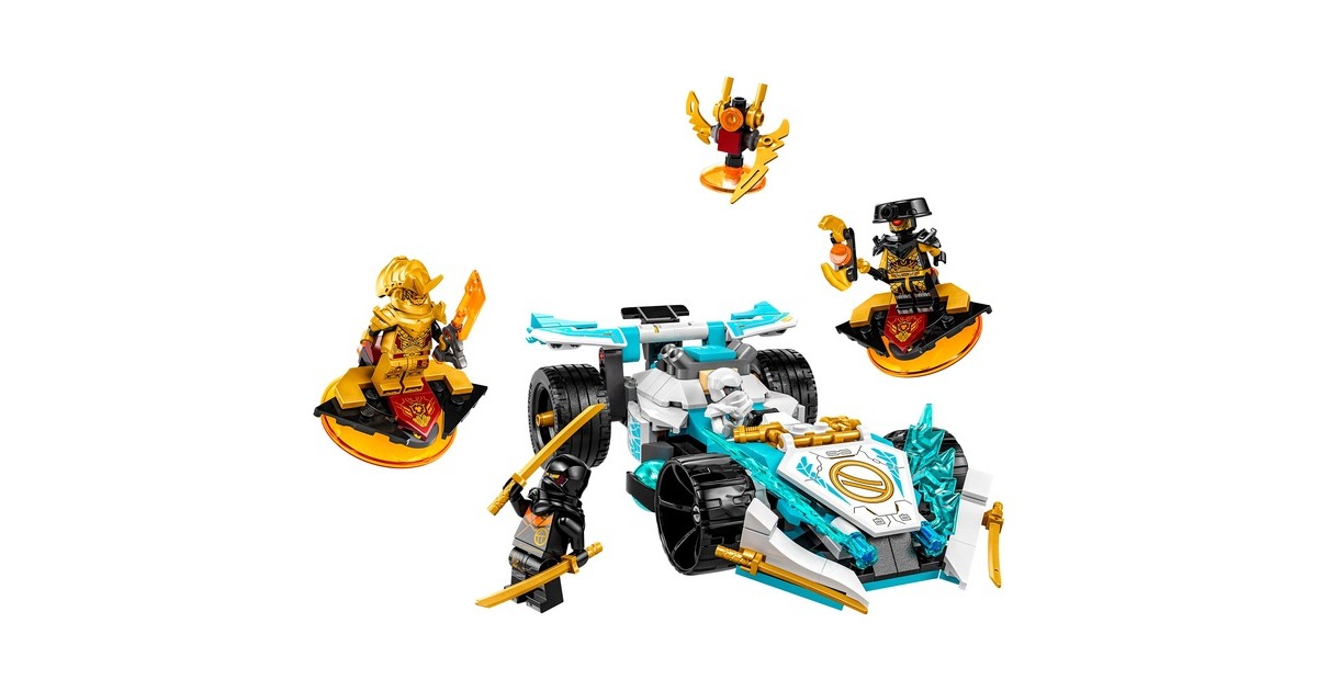 LEGO 71791 Ninjago Zanes Drachenpower-Spinjitzu-Rennwagen, Konstruktionsspielzeug