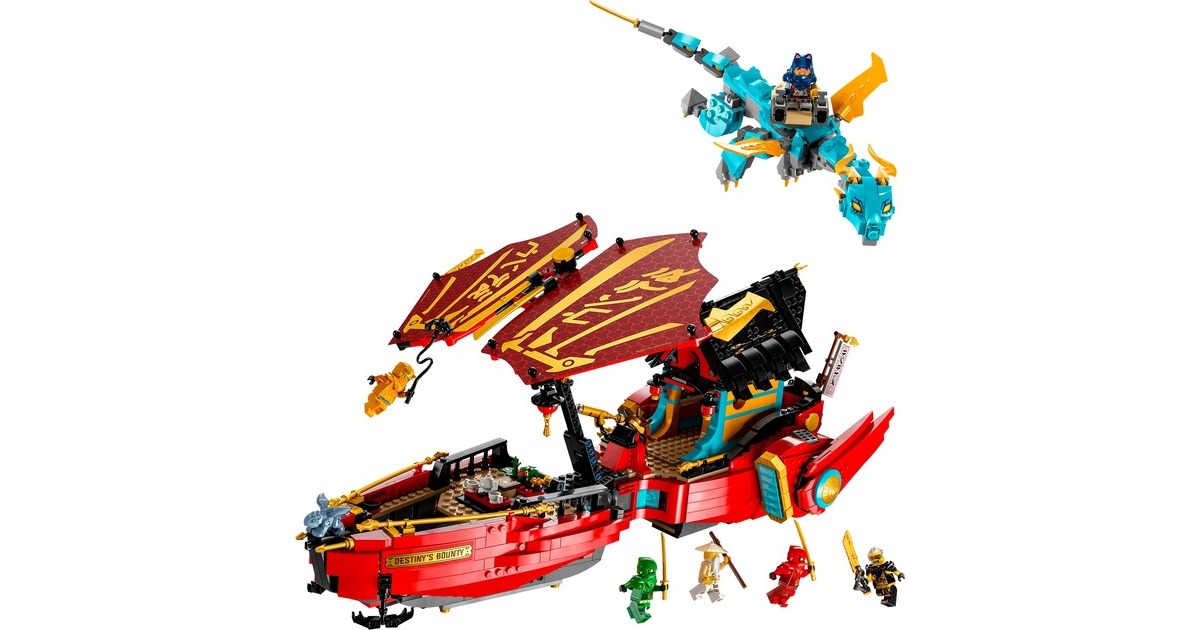 LEGO 71797 Ninjago Ninja-Flugsegler im Wettlauf mit der Zeit, Konstruktionsspielzeug