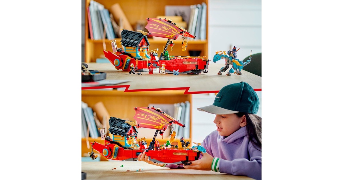 LEGO 71797 Ninjago Ninja-Flugsegler im Wettlauf mit der Zeit, Konstruktionsspielzeug