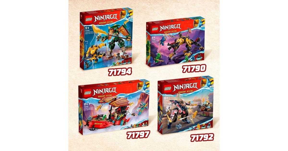 LEGO 71797 Ninjago Ninja-Flugsegler im Wettlauf mit der Zeit, Konstruktionsspielzeug