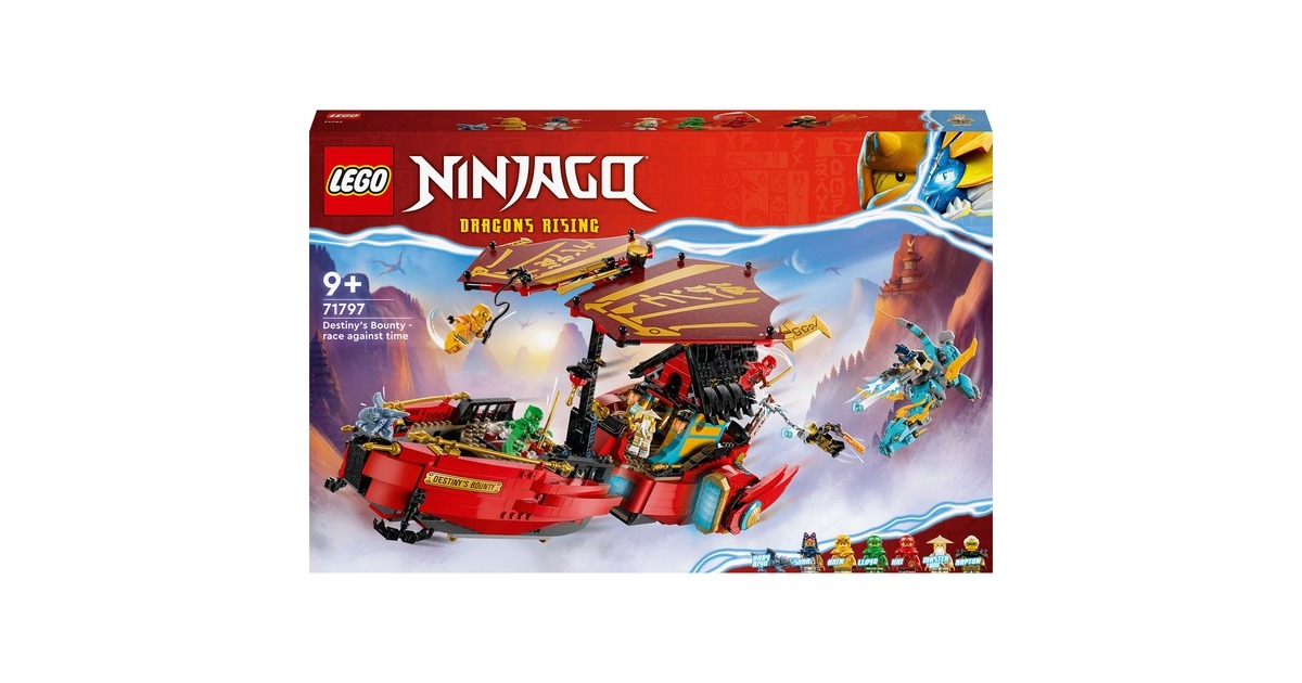 LEGO 71797 Ninjago Ninja-Flugsegler im Wettlauf mit der Zeit, Konstruktionsspielzeug