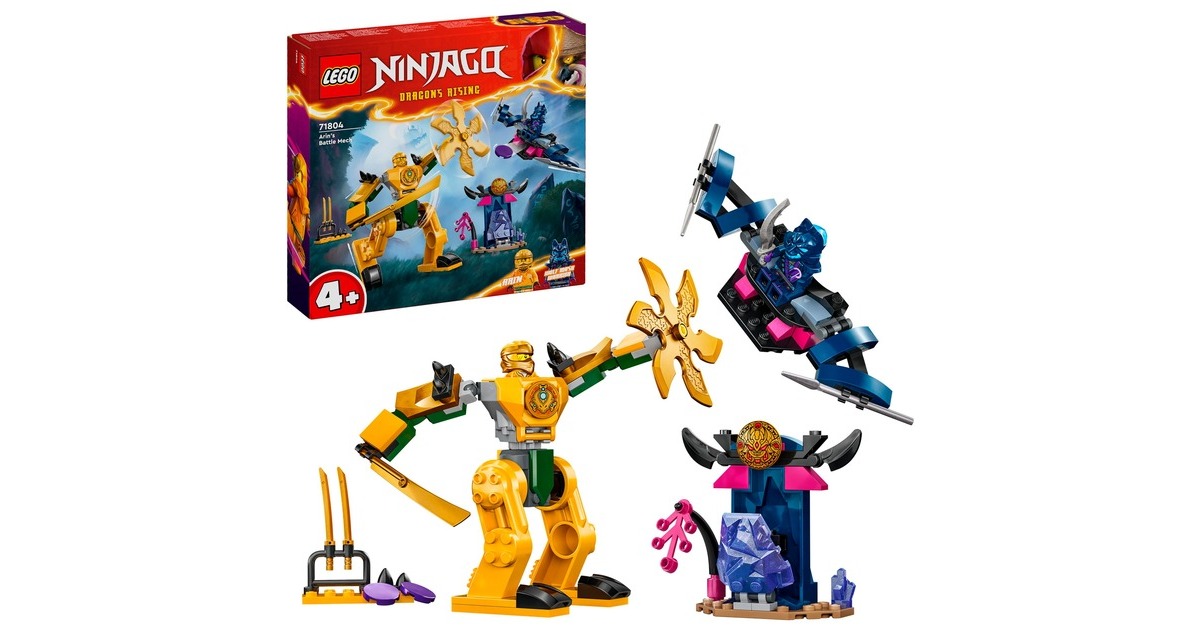 LEGO 71804 Ninjago Arins Battle Mech, Konstruktionsspielzeug