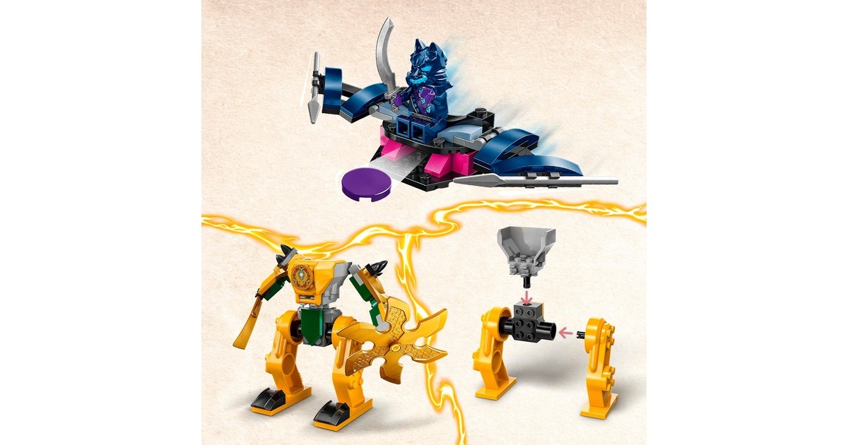 LEGO 71804 Ninjago Arins Battle Mech, Konstruktionsspielzeug