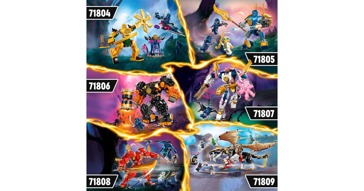 LEGO 71805 Ninjago Jays Battle Mech, Konstruktionsspielzeug