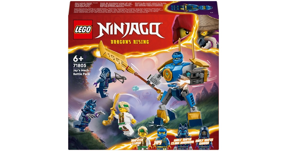 LEGO 71805 Ninjago Jays Battle Mech, Konstruktionsspielzeug