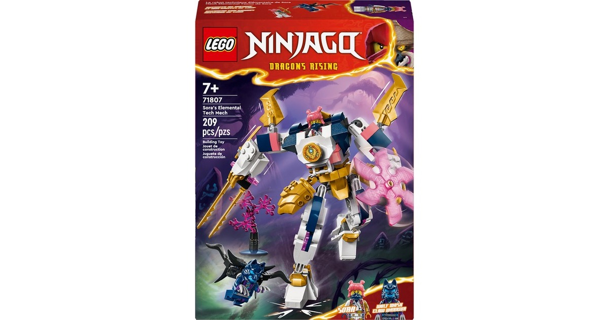 LEGO 71807 Ninjago Soras Technikmech, Konstruktionsspielzeug