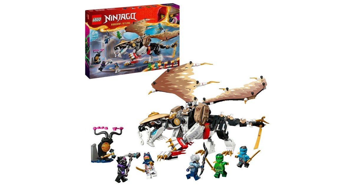 LEGO 71809 Ninjago Egalt der Meisterdrache, Konstruktionsspielzeug