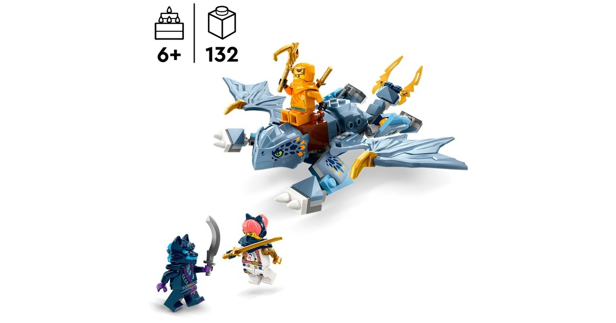LEGO 71810 Ninjago Riyu der Babydrache, Konstruktionsspielzeug
