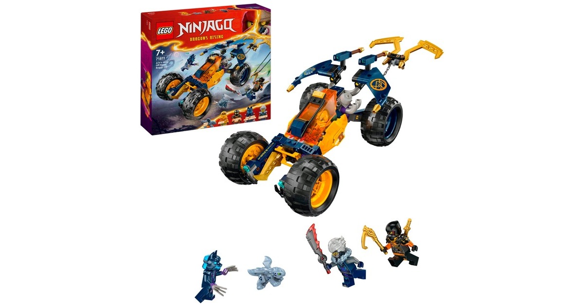 LEGO 71811 Ninjago Arins Ninja-Geländebuggy, Konstruktionsspielzeug