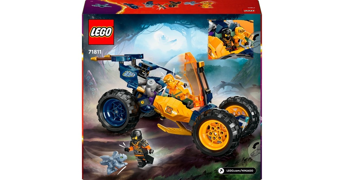 LEGO 71811 Ninjago Arins Ninja-Geländebuggy, Konstruktionsspielzeug