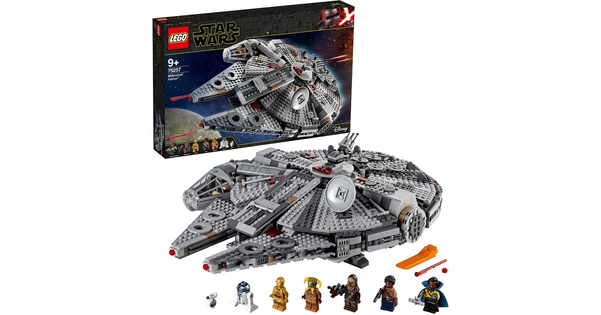 LEGO 75257 Star Wars Millennium Falcon, Konstruktionsspielzeug