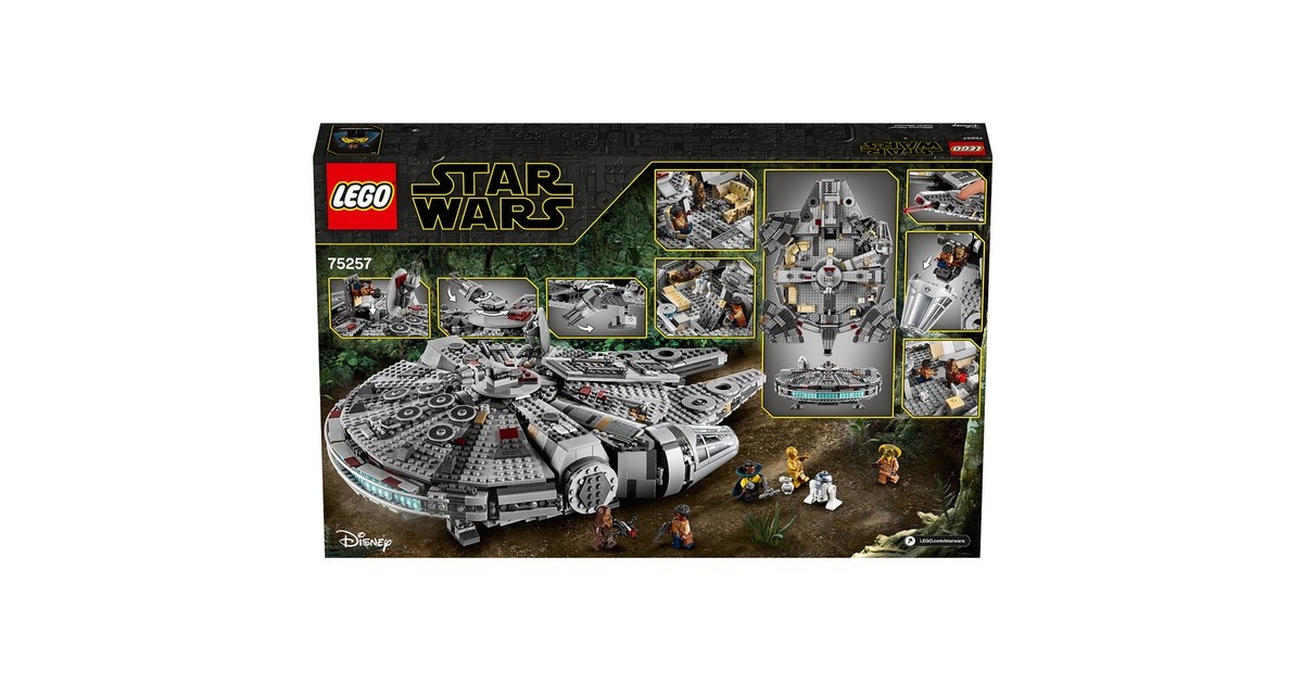 LEGO 75257 Star Wars Millennium Falcon, Konstruktionsspielzeug