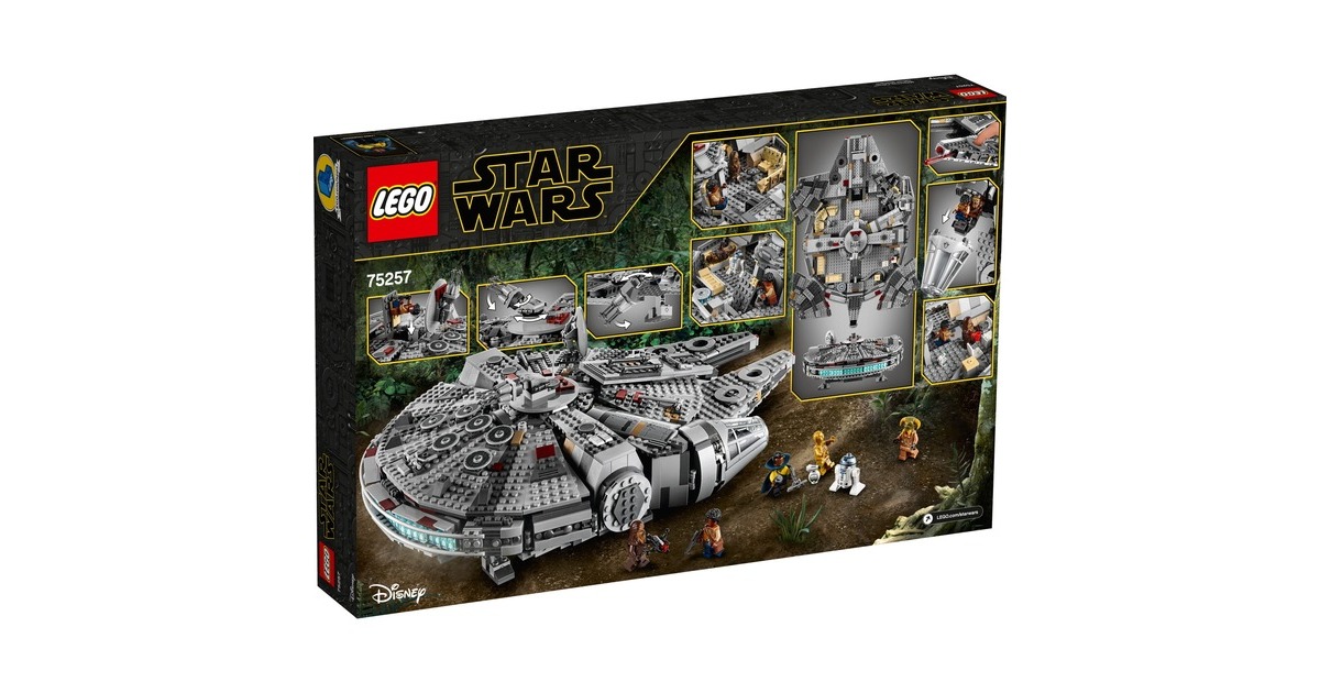 LEGO 75257 Star Wars Millennium Falcon, Konstruktionsspielzeug
