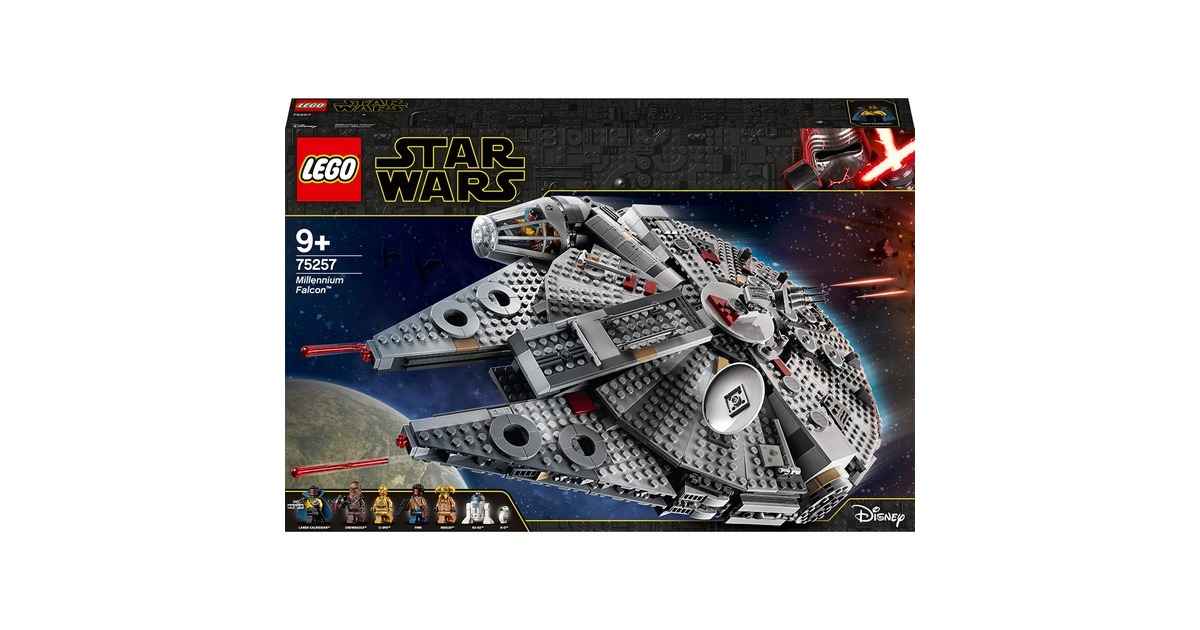 LEGO 75257 Star Wars Millennium Falcon, Konstruktionsspielzeug