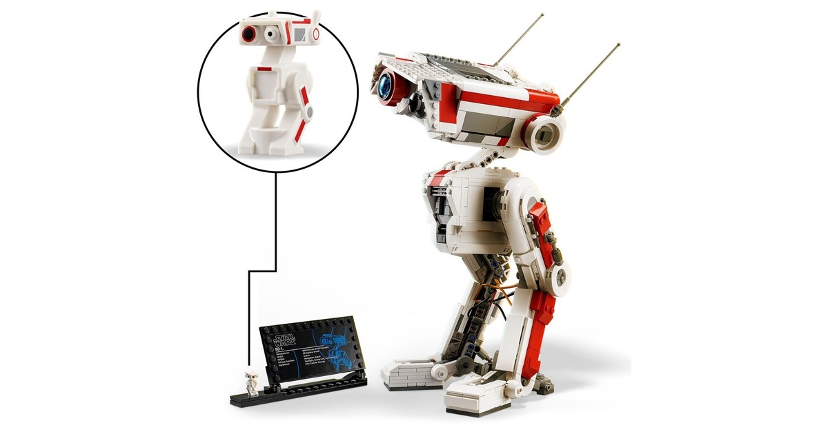 LEGO 75335 Star Wars BD-1, Konstruktionsspielzeug(Modellbausatz, bewegliche Droidenfigur)