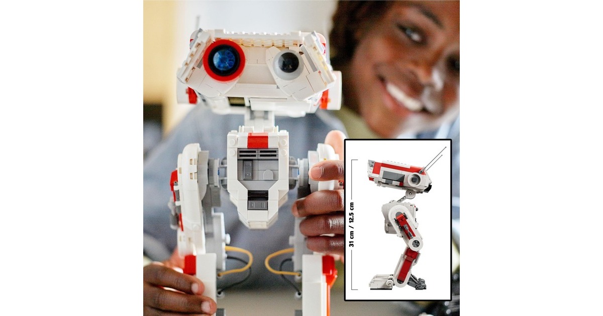 LEGO 75335 Star Wars BD-1, Konstruktionsspielzeug(Modellbausatz, bewegliche Droidenfigur)