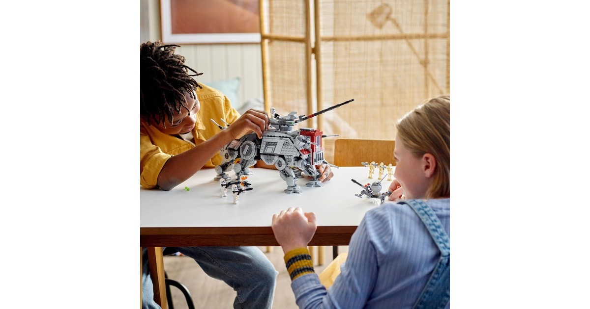 LEGO 75337 Star Wars AT-TE Walker, Konstruktionsspielzeug(Die Rache der Sith-Set mit Minifiguren)