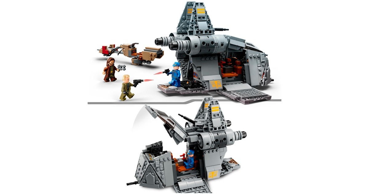LEGO 75338 Star Wars Überfall auf Ferrix, Konstruktionsspielzeug(Andor Set, mit Mobilem Tac-Pod, Speeder Bike und 3 Minifiguren, Outlet)
