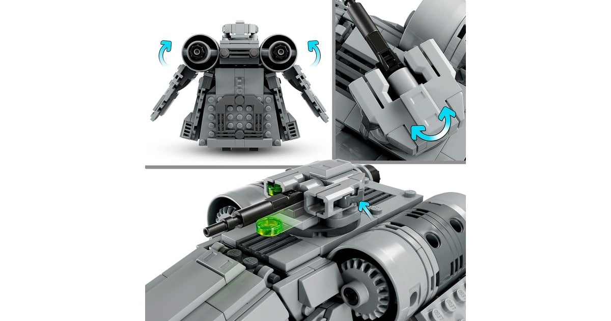 LEGO 75338 Star Wars Überfall auf Ferrix, Konstruktionsspielzeug(Andor Set, mit Mobilem Tac-Pod, Speeder Bike und 3 Minifiguren)