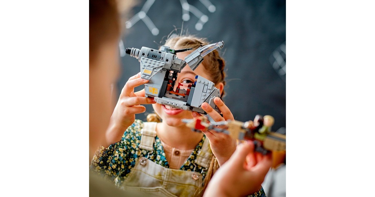 LEGO 75338 Star Wars Überfall auf Ferrix, Konstruktionsspielzeug(Andor Set, mit Mobilem Tac-Pod, Speeder Bike und 3 Minifiguren, Outlet)