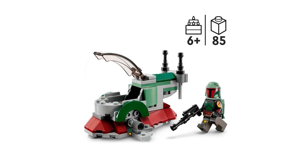 LEGO 75344 Star Wars Boba Fetts Starship - Microfighter, Konstruktionsspielzeug