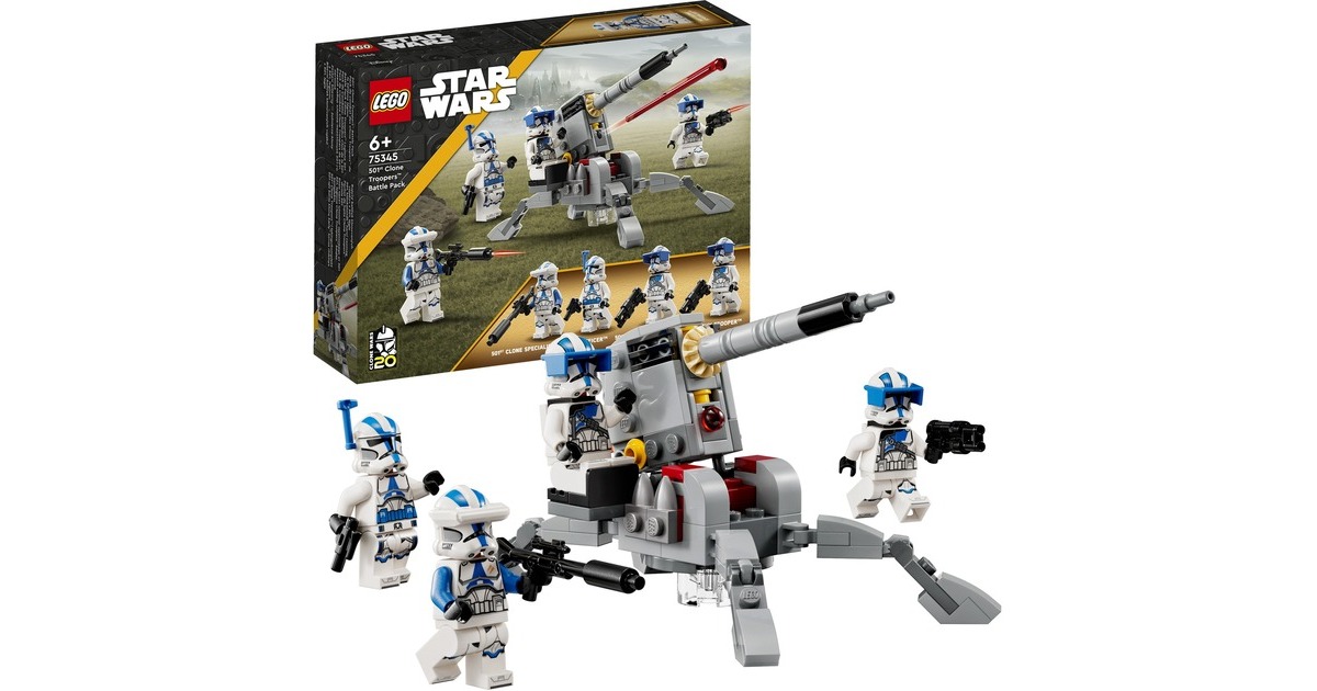 LEGO 75345 Star Wars 501st Clone Troopers Battle Pack, Konstruktionsspielzeug