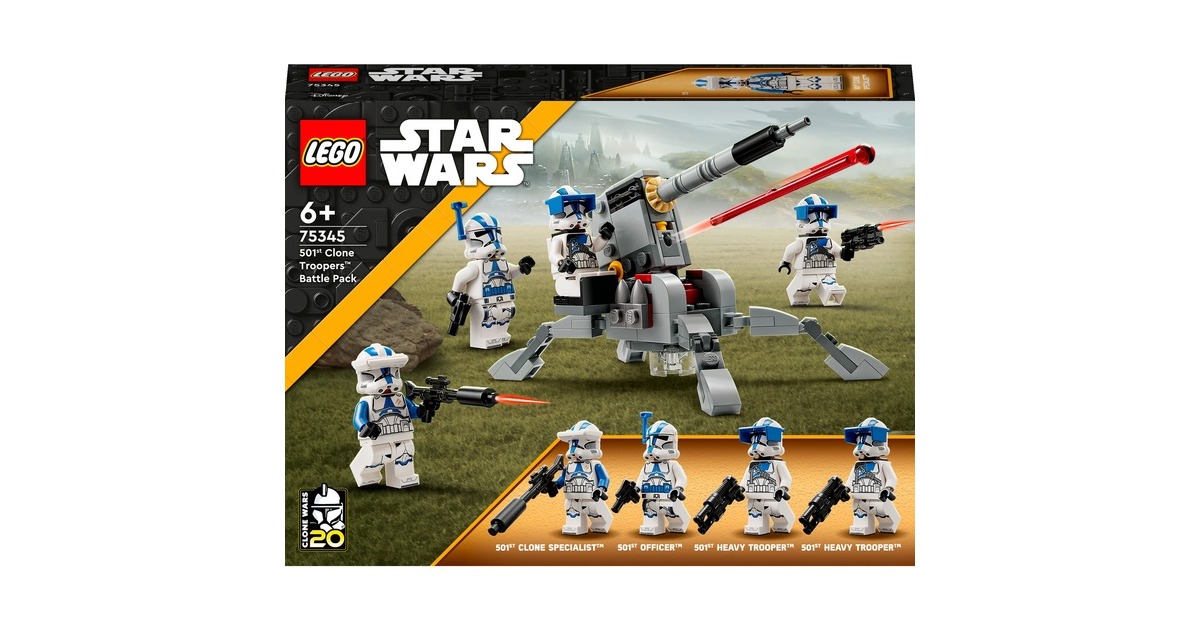 LEGO 75345 Star Wars 501st Clone Troopers Battle Pack, Konstruktionsspielzeug