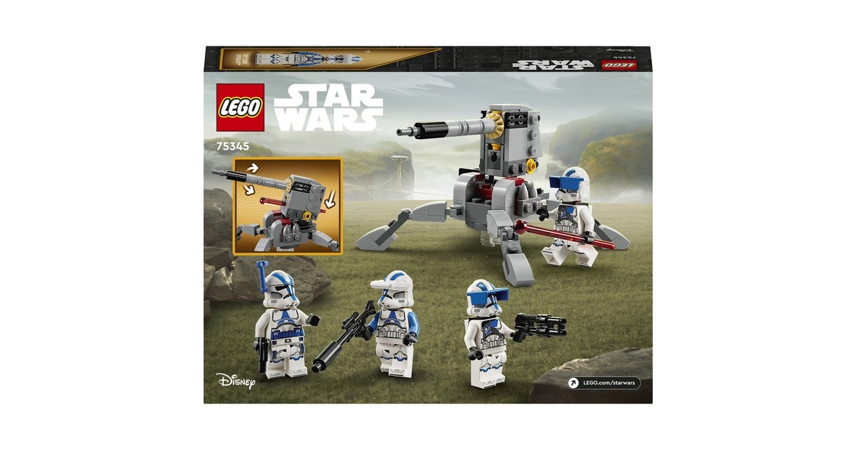 LEGO 75345 Star Wars 501st Clone Troopers Battle Pack, Konstruktionsspielzeug