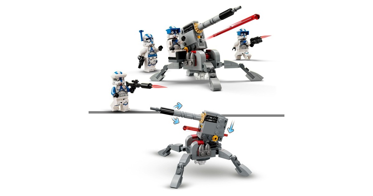 LEGO 75345 Star Wars 501st Clone Troopers Battle Pack, Konstruktionsspielzeug
