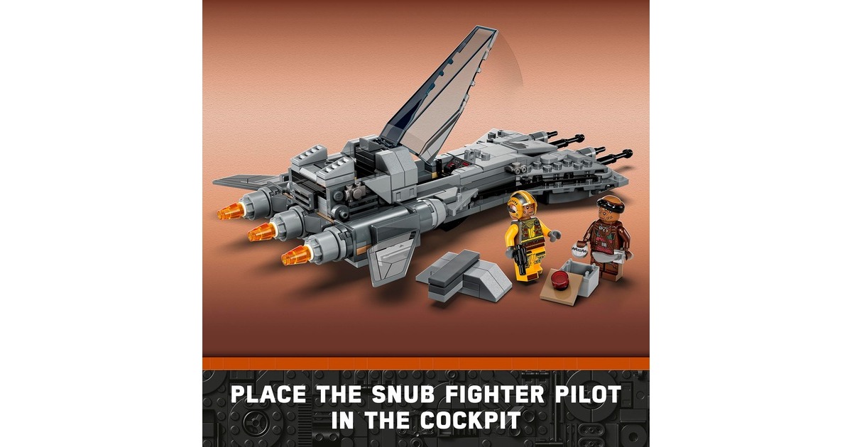 LEGO 75346 Star Wars Snubfighter der Piraten, Konstruktionsspielzeug