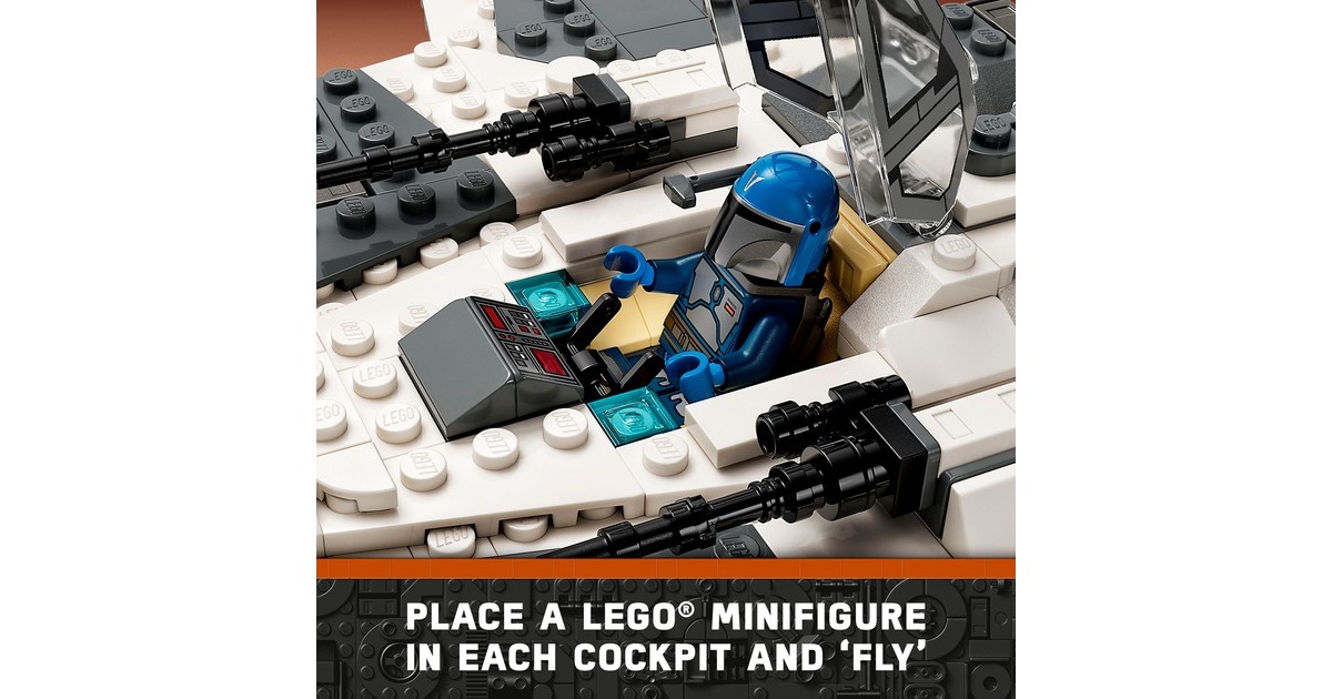 LEGO 75348 Star Wars Mandalorianischer Fang Fighter vs. TIE Interceptor, Konstruktionsspielzeug